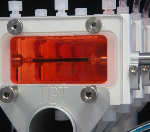 三维血管脉冲刺激培养与测试系统